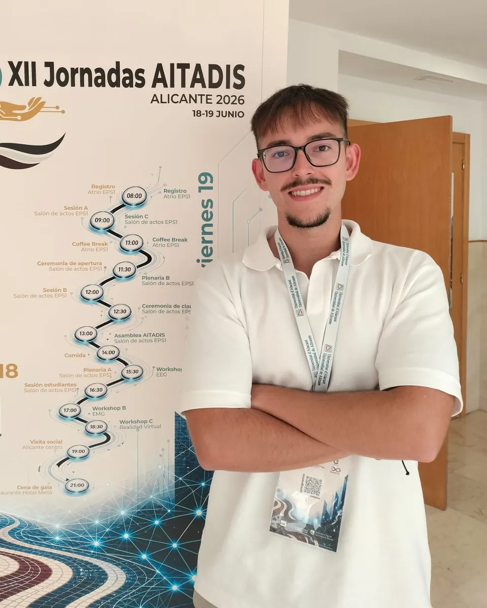 Iker Pacheco en las XII Jornadas AITADIS, Alicante 2026
